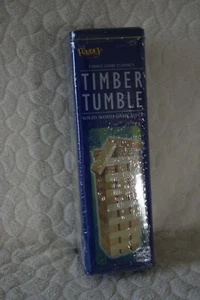 New Fundex Family Game Classics Timber Tumble Block Game in Tin 2003 - Picture 1 of 2
