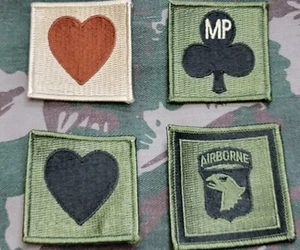 US Army od desert 101st Airborne Collector’s Bundle casco cubierta parches - Imagen 1 de 2