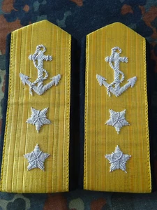 (57) Original US NAVY Epauletten Rear Admiral 1 Star General - Bild 1 von 7