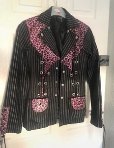 striped punk gyaru harajuku blazer - Picture 1 of 5