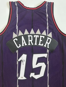 Vince Carter signiertes Mitchell & Ness Authentic Trikot Toronto Raptors HOF PSA/DNA - Bild 1 von 6