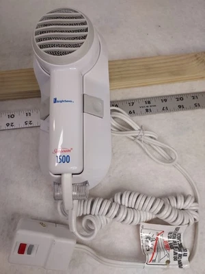 Sunbeam Hair Dryer 1500 1500 Watts Brightsaver Quiet Wall Mount - Image 1 of 4