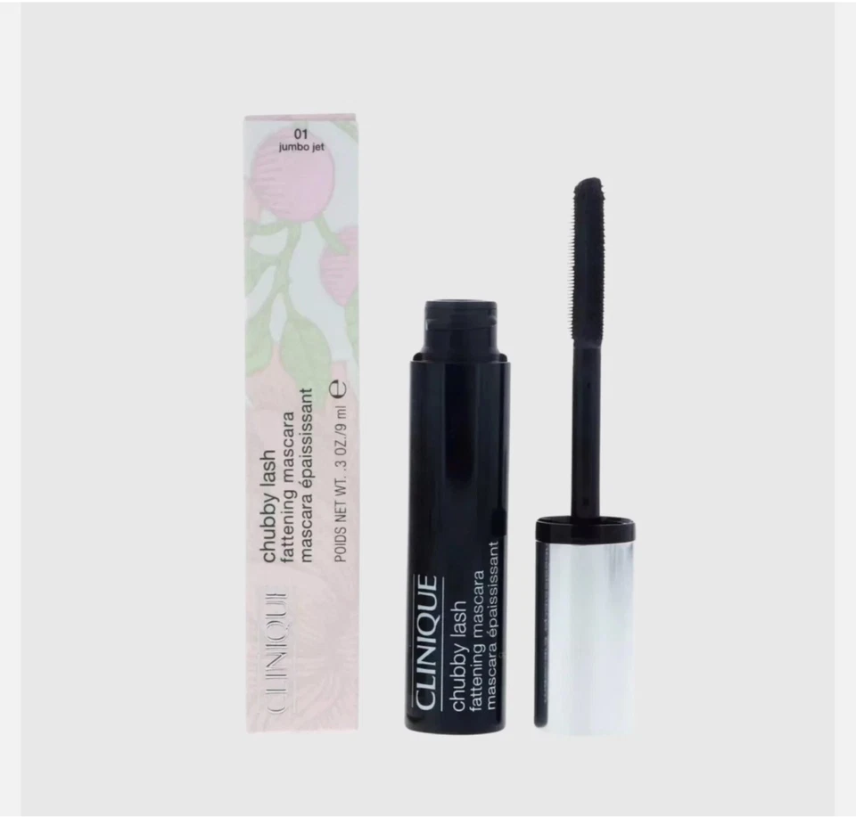 Clinique Chubby Lash Fattening Mascara #01 Jumbo Jet Full Size .30oz/9ml NIB - Image 1 of 1