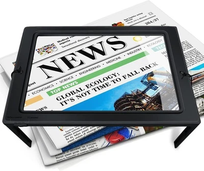 OBOVO 5X Leselupe mit Licht für Senioren Groß, Lupe mit Licht, Dimmbare Lupen - Bild 1 von 4