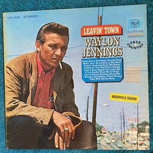 Leavin' Town / Waylon Jennings NM/EX - Picture 1 of 4