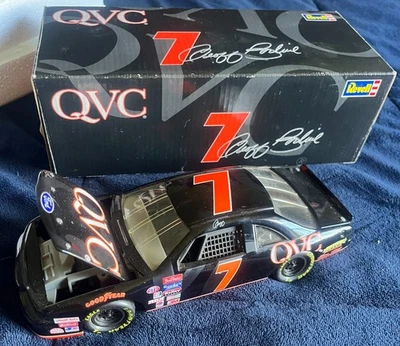 Revell QVC Nascar #7 Diecast Geoff Bodine 1:24 Scale 1996 Real Rubber Tires - Image 1 of 4