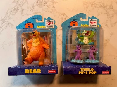 RARO 2000 Fisher Price Oso en la Gran Casa Azul Figuras Oso Treelo Pip & Pop Foto 1 de 4
