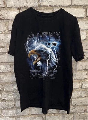 Queens of The Stone Age  T Shirt Official Merch Electric Eagle Band Music Medium - Image 1 of 4