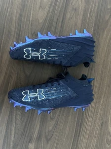 Size 9 Men’s Under Armour Blur Smoke Suede 2.0 MC Football Cleat 3027978-401 - Picture 1 of 5
