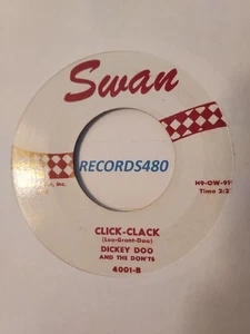 45 Dickey Doo and the Don'ts "Click-Clack/Did you Cry" Swan 4001 - Imagen 1 de 2