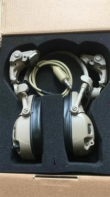 IN Stock FMA FCS AMP Tactical Communication Headset Noise Reduction V20/V60 PTT - Image 1 of 4