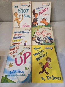 Lot of 6 Hardcover DR SEUSS Bright and Early Beginner Books 1968 - 1974 - Imagen 1 de 21