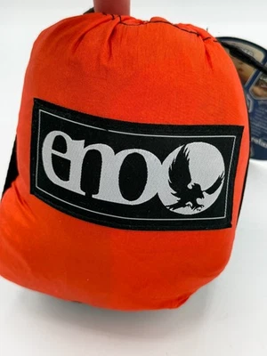 Hamaca ENO DoubleNest Gris Naranja NUEVA con etiquetas Precio de venta sugerido por el fabricante $70 Camping Senderismo Foto 1 de 4
