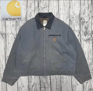 Chaqueta Carhartt Detroit Gris Grava 2XL De Colección Japón - Imagen 1 de 16