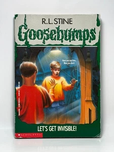 7th Print #6 Let's Get Invisible Original Goosebumps Book RL Stine ACCEPTABLE - Picture 1 of 24