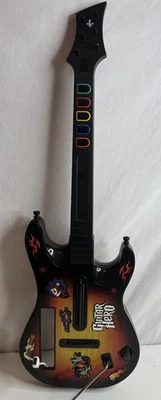Nintendo Wii Sunburst Red Octane Guitar Hero chitarra wireless 95455.805 - Immagine 1 di 4