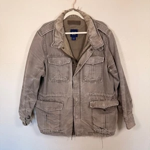 Abrigo chaqueta de trabajo Thrashed Gap Chore granero rasgado talla grande para hombre - Imagen 1 de 12