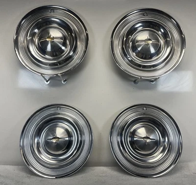Set (4) 1957 Oldsmobile Classic 14" Wheel Cover Hubcaps - Image 1 of 4