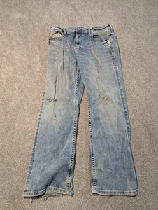 BKE Jeans Uomo 34R (34x31) Blu Tyler Fibbia Dritta Nero Anticato  - Foto 1 di 24