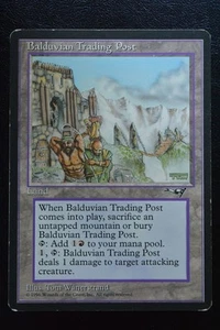 Magic The Gathering MTG BALDUVIAN TRADING POST Alliances MP Moderately Played - Picture 1 of 2