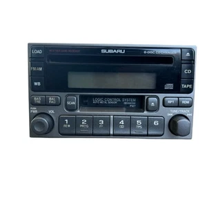 2003 Subaru OEM AM/FM Stereo Radio Cassette 6-CD Changer 86201SA030 *Works* - Picture 1 of 6