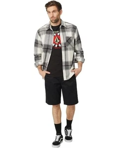 Volcom Men's Frickin Modern Stretch Black Shorts (BLK) - Picture 1 of 19