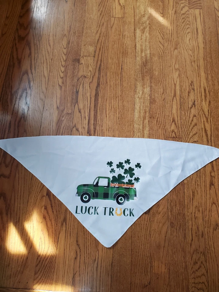 ДЕНЬ СВЯТОГО ПАТРИКА собаки треугольник бандана новые слова S-M стежок бесплатно - Изображение 1 из 1