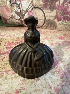 Vtg Antique Brass Bell Southern Belle  - Picture 1 of 4
