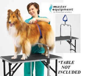 DOG GROOMER NO SIT ADJUSTABLE GROOMING SUPPORT SADDLE SYSTEM w/Clamps For Table - Picture 1 of 7