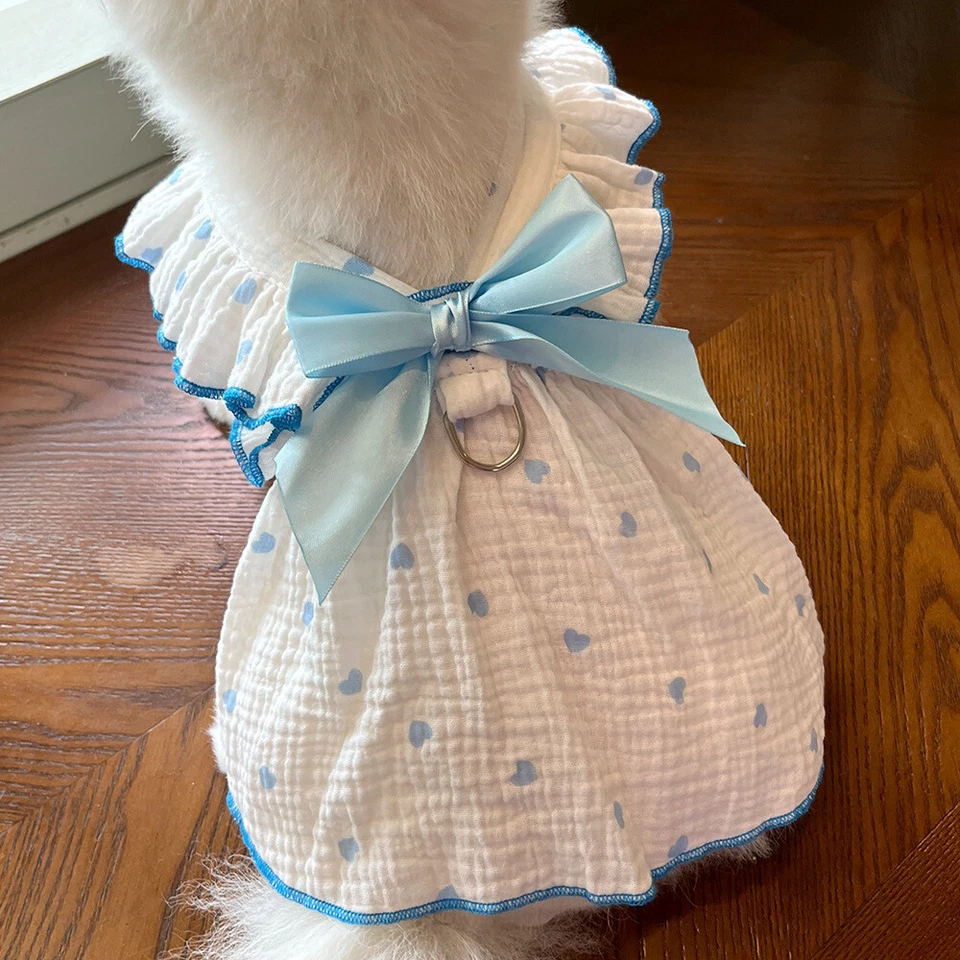 Dog Skirt Pet Dress Cute Small Dog Princess Dress Chihuahua Puppy Cat Clothes US - Image 1 of 4