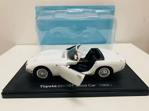 Nuova Toyota 2000GT Bond Car 1966 2 porte aperte 1:24 modellino auto pressofuso in scatola - Foto 1 di 7