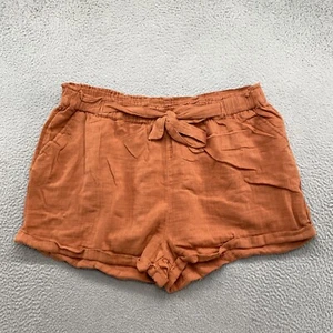 SO Elastic Waist Orange High Rise Soft Short in Plus Size 2X NEW - Picture 1 of 11