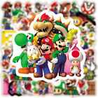 50 PCS Cartoon Super Mario Stickers Toys for Children Game Sticker Decal Luggage