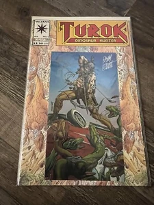 Valiant Comics Turok Dinosaur Hunter #1 Red Foil Signature Series Signed COA - Picture 1 of 4