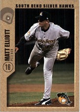 2005 South Bend Silver Hawks Grandstand #14 Matt Elliott