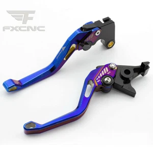 FXCNC 3D Rhombus Plating Clutch Brake Levers For YZF125 R  2008 - 2011 2010 2009 - Picture 1 of 10