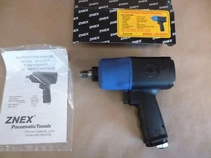 1/2" DRIVE PNEUMATIC IMPACT WRENCH - HIGH TORQUE 900 FT. LBS. TWIN HAMMER 90 Psi - Foto 1 di 6