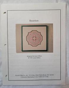 Reunion needlepoint pattern Jean Hilton 1991 - Picture 1 of 1