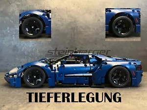 Tieferlegung Mod MOC Teile + Bauanleitung passend für LEGO® 42154 Ford GT 2022 - Bild 1 von 1