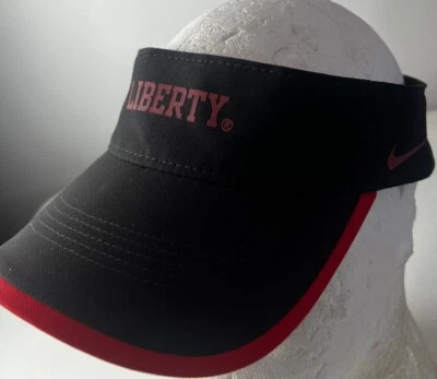 Liberty University Flames Nike Visera Sombrero Drifit Swoosh NCAA Strapback Spellout Foto 1 de 4