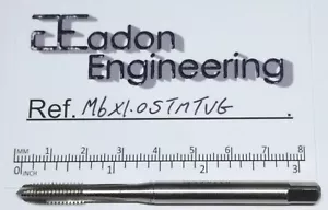 M6 x 1.0mm Metric Straight Machine Tap, HSS. By top brands. - Picture 1 of 14