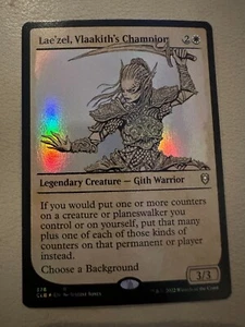 MTG - Lae'zel, Vlaakith's Champion Showcase Foil - Commander Legends - NM - Picture 1 of 1