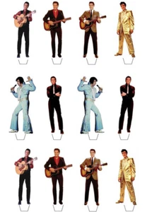 Taza de oblea comestible temática Elvis Presley adornos para pasteles de pie o disco - Imagen 1 de 6