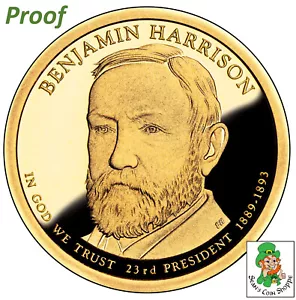 2012 S Benjamin Harrison Proof Presidential Dollar $1 San Francisco Ships Free! - Picture 1 of 4
