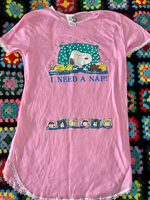 复古 60 年代花生史努比睡衣 — 第 1/2 张图片