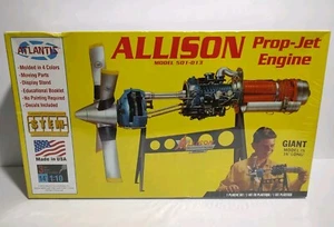 Allison Prop Jet Aircraft Engine 1/10 scale plastic model Atlantis Models - Picture 1 of 3
