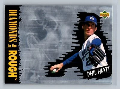 1993 Upper Deck Diamond Gallery  Phil Hiatt #33 Kansas City Royals - Image 1 of 2