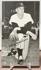 1960's New York Yankees Johnny Kucks J.D. McCarthy Postcard