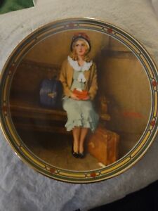 Norman Rockwell Vintage 1985 Collector Plate "A Young Girl's Dream" Knowles