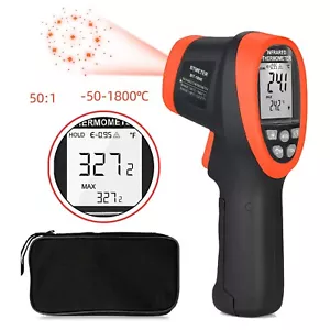 Laser Infrarot Thermometer 50:1 Pyrometer Bis 1800℃ Temperaturmessgerät Industry - Bild 1 von 7